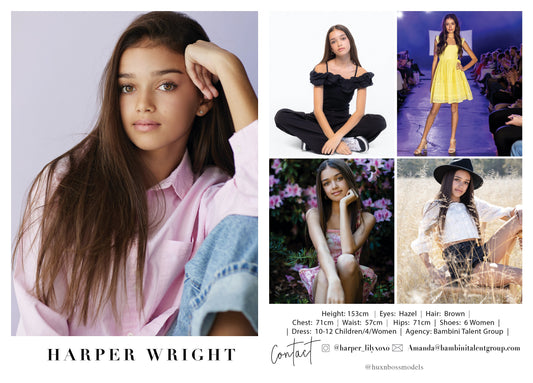 MODEL COMP CARD CREATION